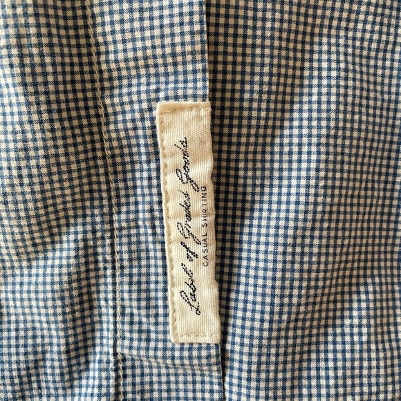 Fine Checker Print Oxford - Picture 4 of 5